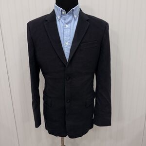 Perry Ellis XL Navy Blue Cashmere Blend 2-Button Single-Vent Sports Coat NWT